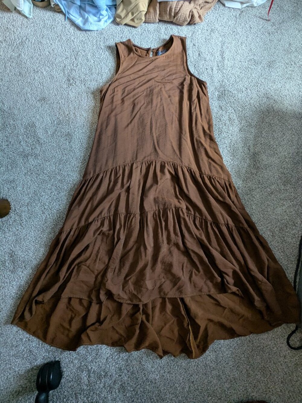 Brown Anthropologie Maxi Dress